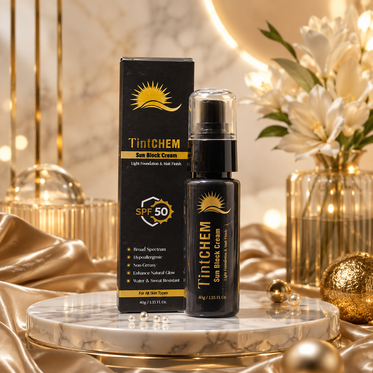 TINT CHEM TINTED SUNBLOCK SPF50