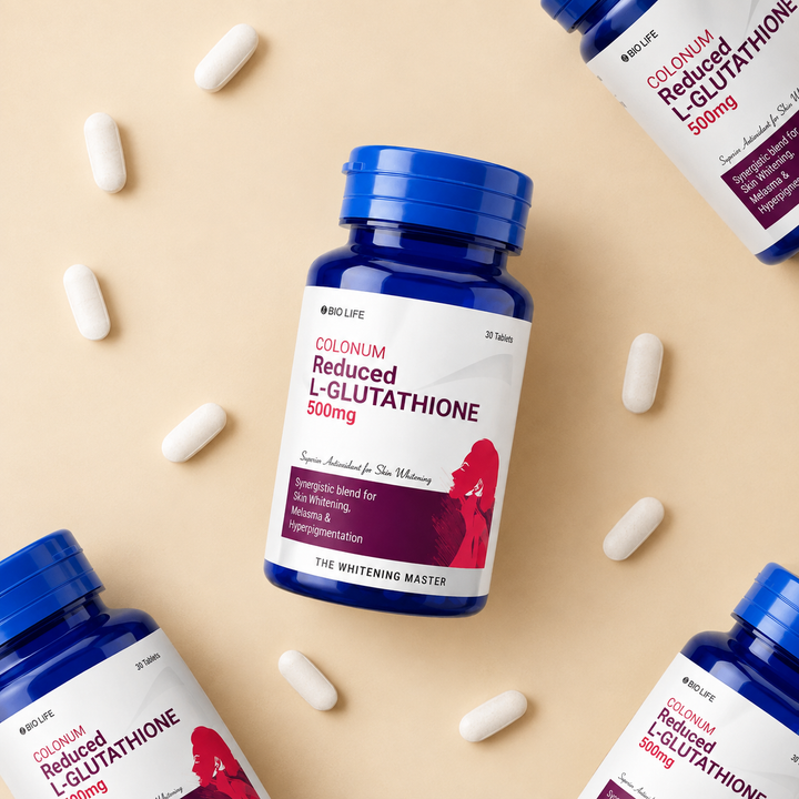Colonum Reduced L-Glutathione 500mg Tablets (30 Tablets)