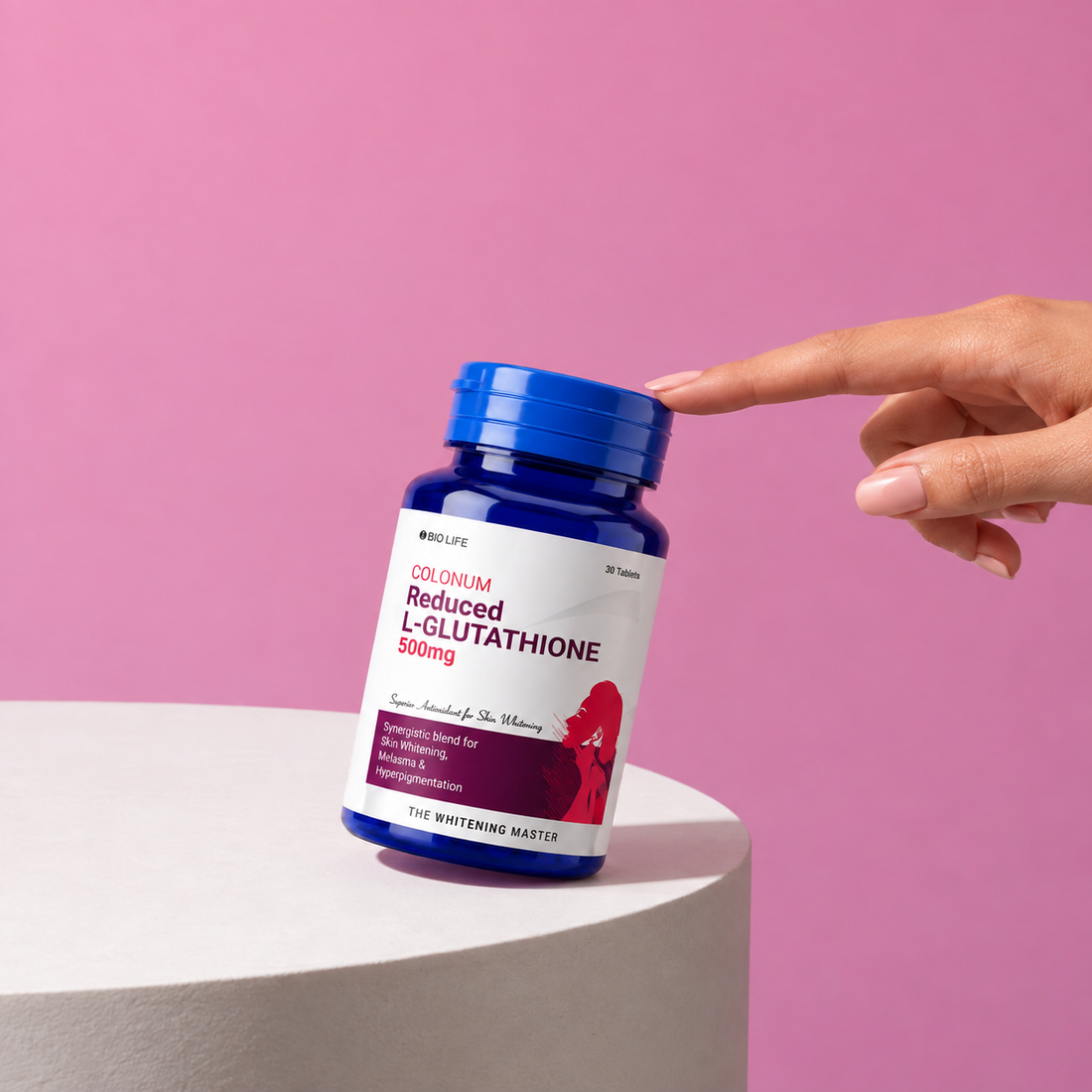 Colonum Reduced L-Glutathione 500mg Tablets (30 Tablets)