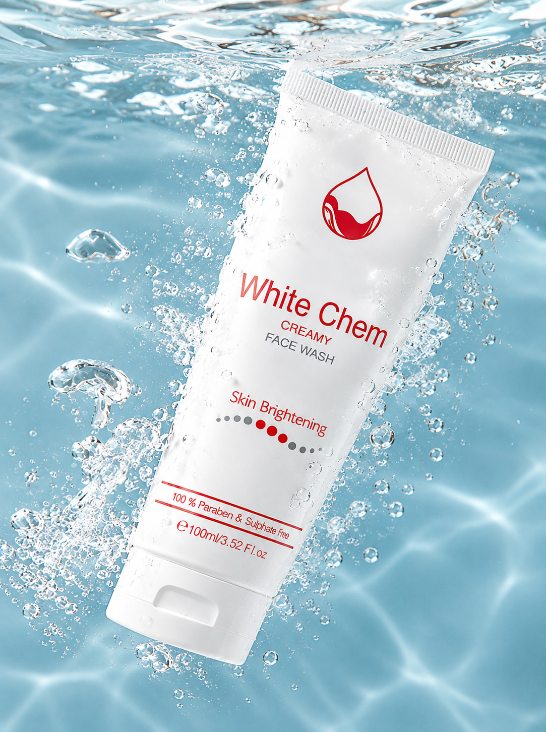 White Chem Skin Brightening Creamy Face Wash (100ml)